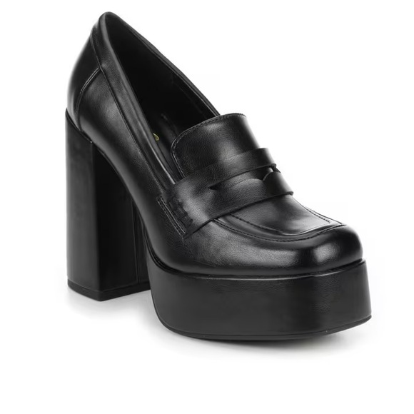 Black Platform loafer - Ynot - Picture 3 of 7